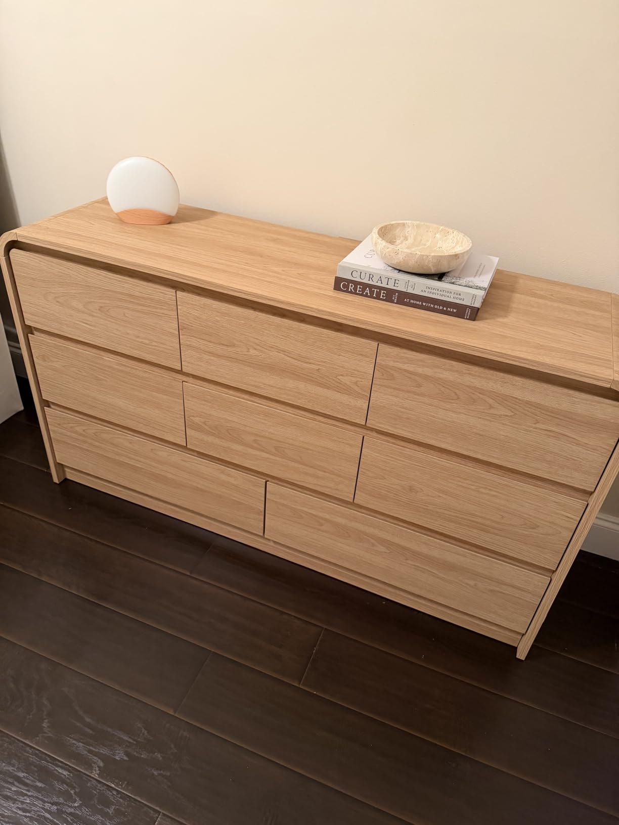 Aitjunz Modern 8 Drawers Dresser for Bedroom, 55