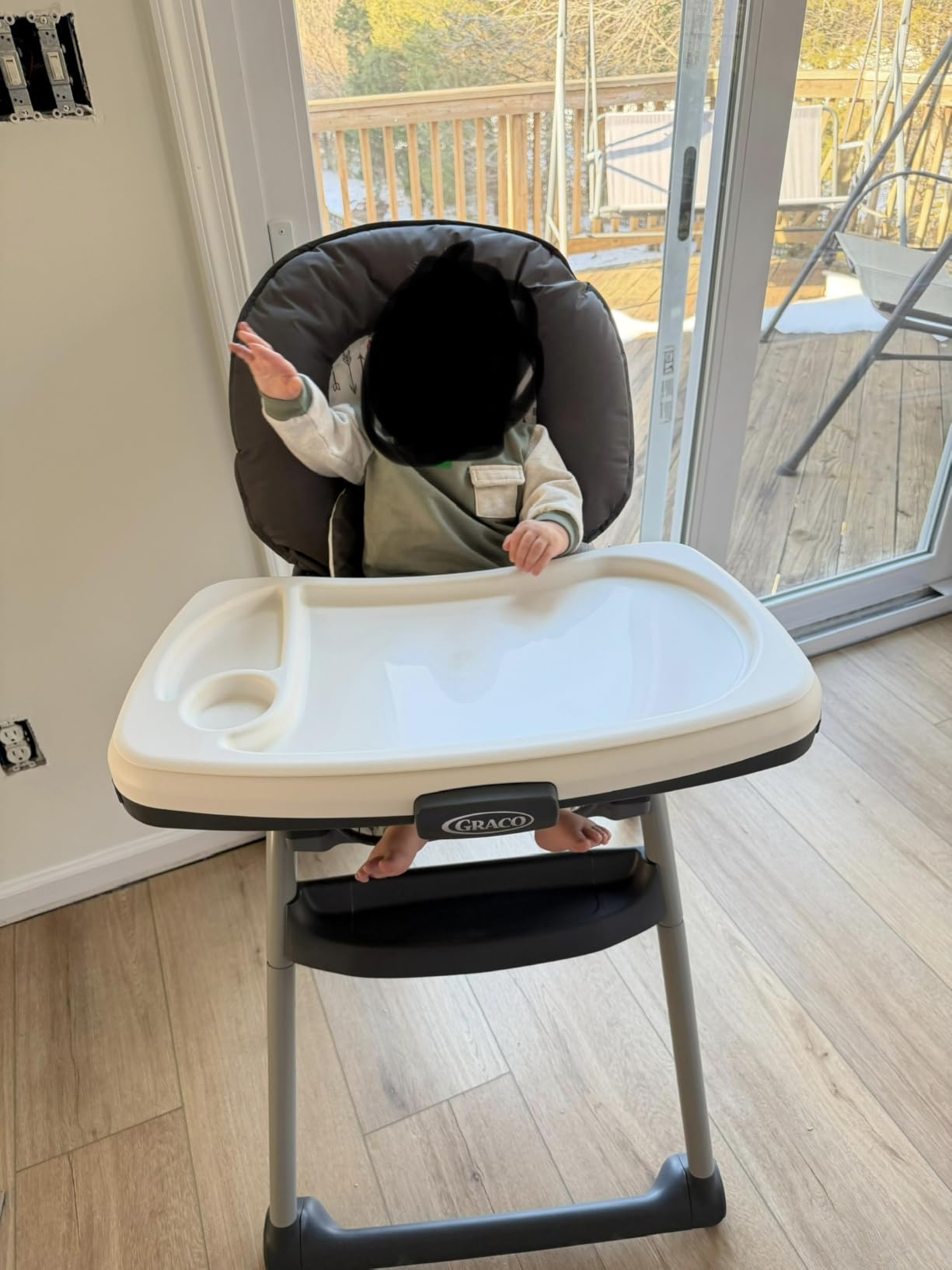 Graco Table2Table LX 6-in-1 Highchair, Willow with Infant Head Support & One-Hand Removable Tray customer photo 2