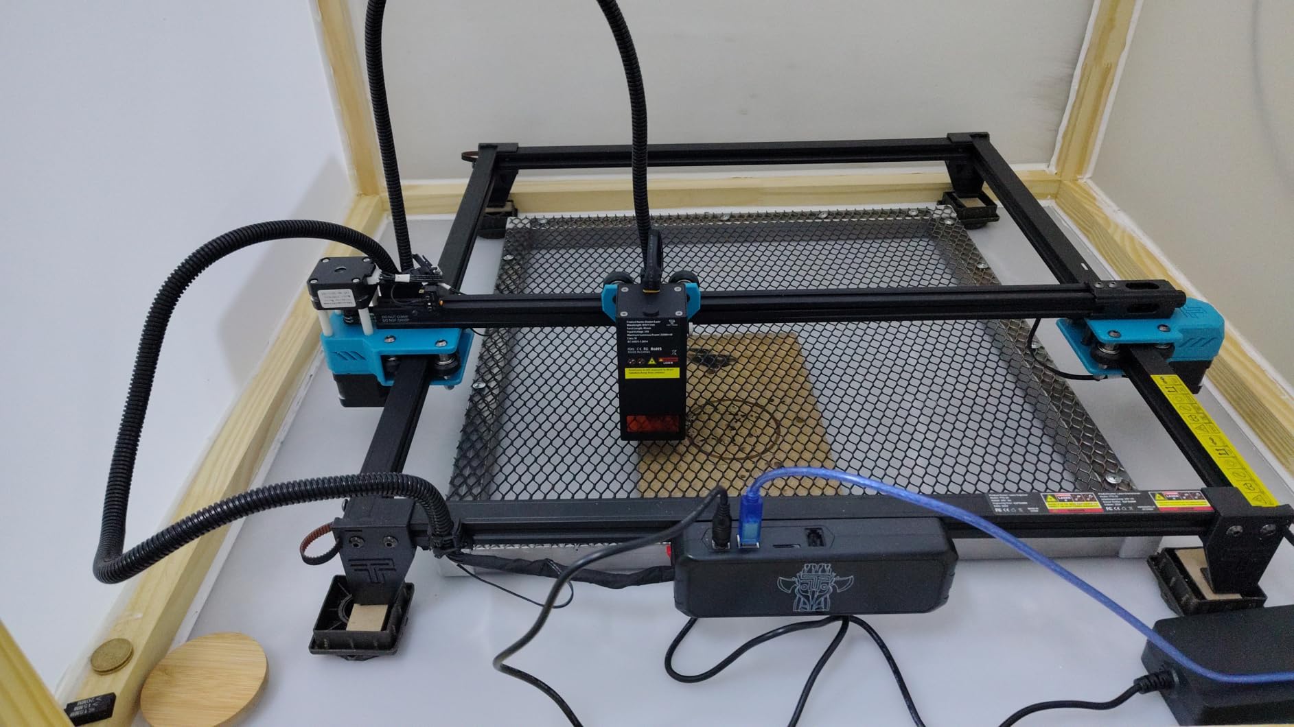 Twotrees TTS-20 Max 20000mW Laser Engraver and Cutter, 23.62x23.62 Bed Size, 10000mm/min Speed customer photo 2