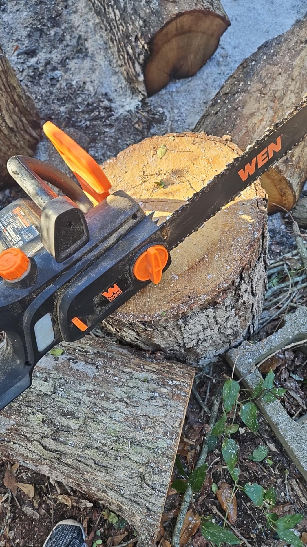 WEN Electric Chainsaw, Corded, 15-Amp, 18-Inch (CP1518) customer photo 1