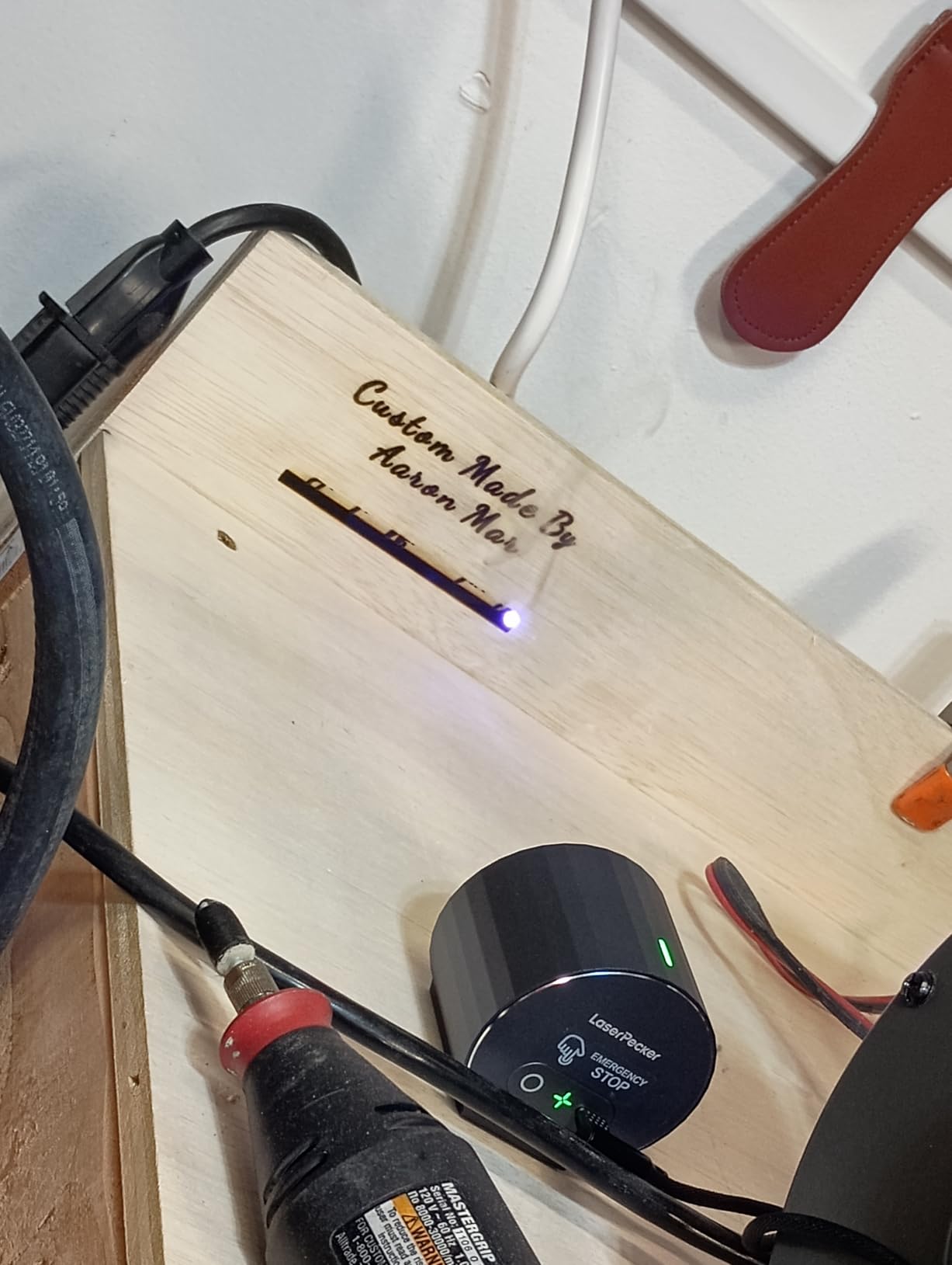LaserPecker LP1 Plus Mini Laser Engraver for Beginners, Pocket-Sized with Adjustable Stand, 360 Multi-Angle customer photo 2