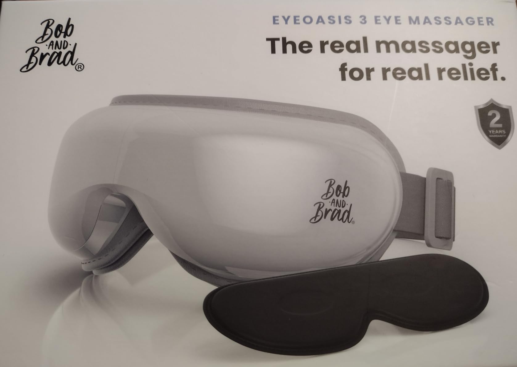BOB AND BRAD Eye Massager with Heat and Cooling, FSA-HSA Eligible, EyeOasis 3 Heated Eye Massager Mask for Dry Eyes, Migraines, Headaches Relief, Reduce Strain, Improve Sleeping, Birthday Gift for Her customer photo 1