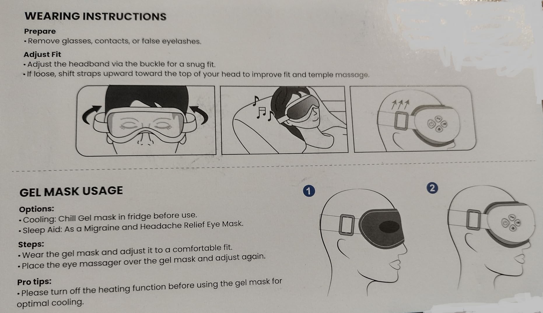 BOB AND BRAD Eye Massager with Heat and Cooling, FSA-HSA Eligible, EyeOasis 3 Heated Eye Massager Mask for Dry Eyes, Migraines, Headaches Relief, Reduce Strain, Improve Sleeping, Birthday Gift for Her customer photo 2