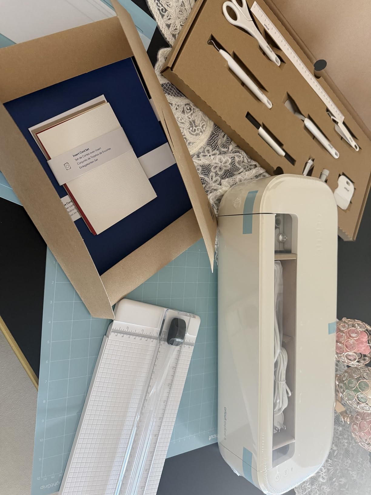 Cricut Explore 5 Essential Bundle + Digital Content, Taupe - Precise Cutting Machine customer photo 1