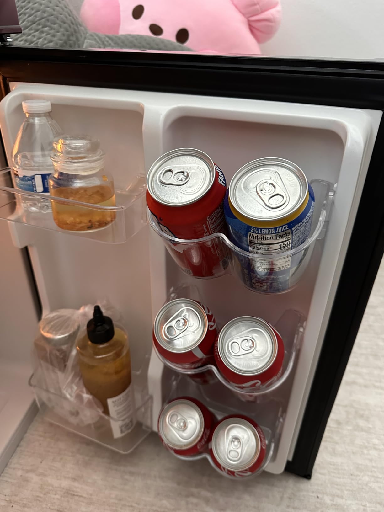 3.2 Cu Ft Mini Fridge with Freezer - Energy Efficient, Large Capacity Single Door Upright Freezer for Bedroom, Office & Dorm | Small Fridge, Reversible Door, ETL Certified(Black) customer photo 2