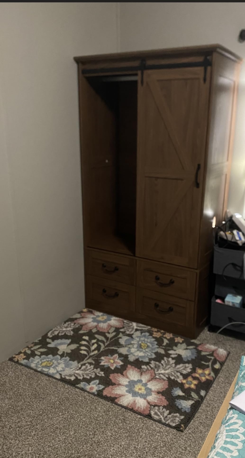 IRONCK Armoire Wardrobe Closet with 4 Drawers,71