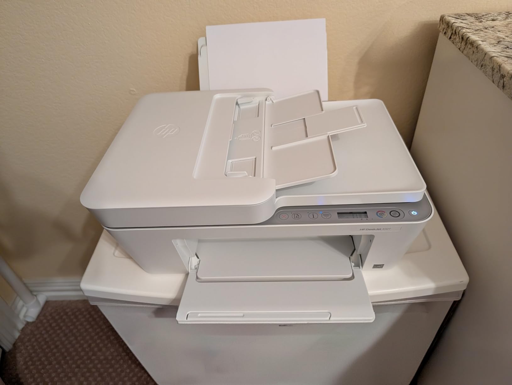HP DeskJet 4327 Wireless All-in-One Color Inkjet Printer, Scanner, Copier, 6 Month Trial of Instant Ink Included, AI-Capable customer photo 1