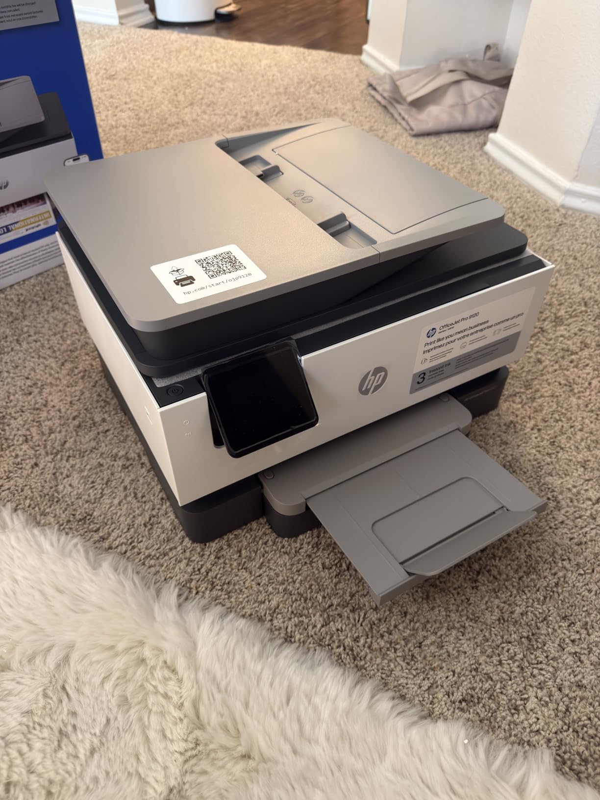 HP OfficeJet Pro 9125 Wireless All-in-One Color Inkjet Printer, Print, Scan, Copy, Fax, ADF, Duplex Print/scan, Best-for-Office, 3 Month Trial of Instant Ink Included, AI-Capable (C2VZ0A) customer photo 1