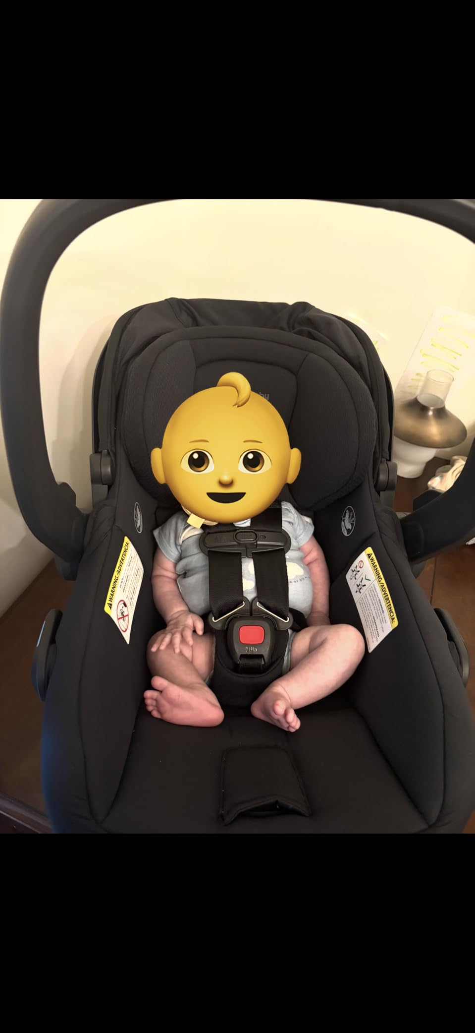 UPPAbaby Mesa V3 Infant Car Seat - Easy Installation + SmartSecure Technology - Attaches to Stroller | Base + Infant Insert Included - Ada (Sandstone) customer photo 1