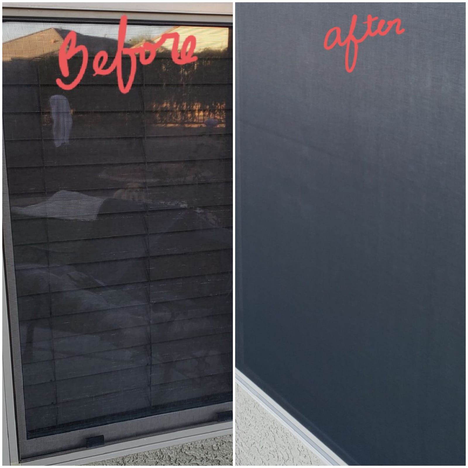 Saint-Gobain ADFORS Solar Screen, 36 Inches x 100 Feet Roll - UV-Resistant Replacement Screen for Windows and Doors - Charcoal customer photo 2