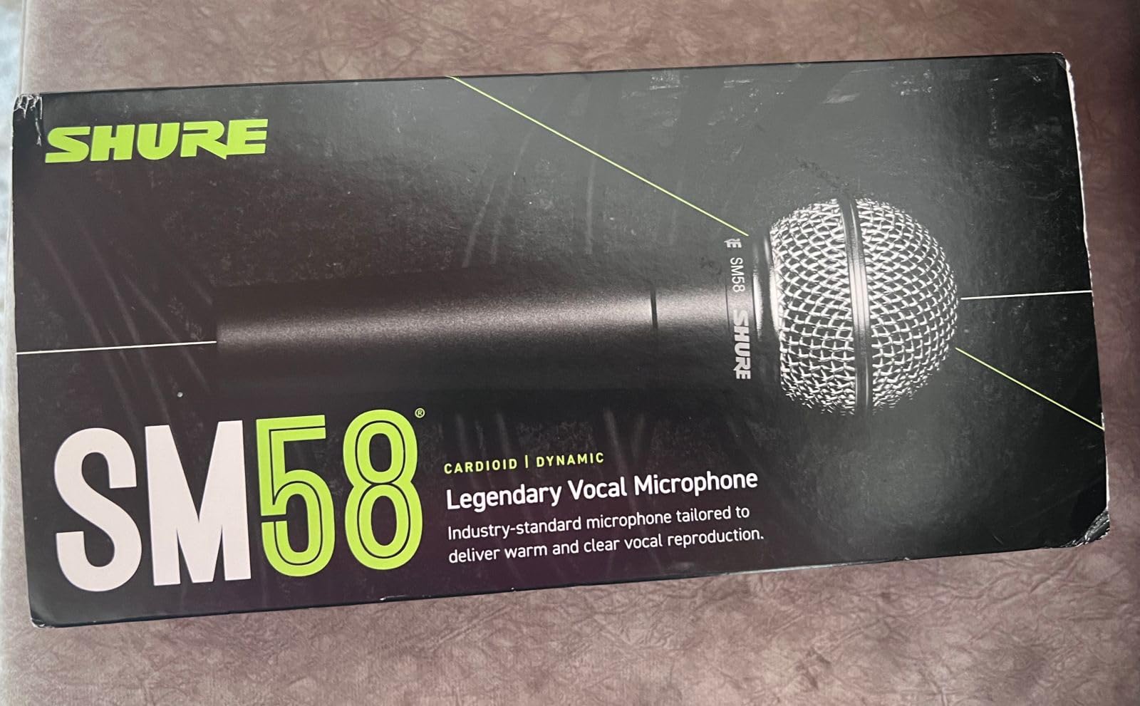 Shure SM58 Pro XLR Dynamic Vocal Microphone | Cardioid dynamic vocal mic for studio and live performance, podcasting and recording; industry-standard sound customer photo 2