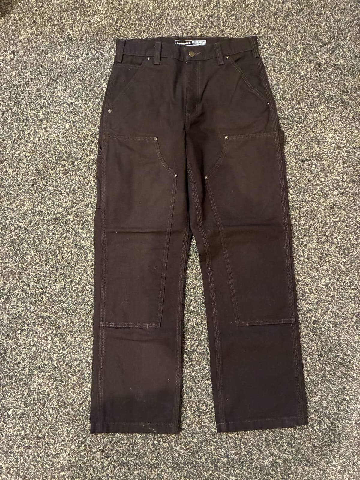 Carhartt Men's Loose Straight Washed Duck Double-Front Dungaree customer photo 2