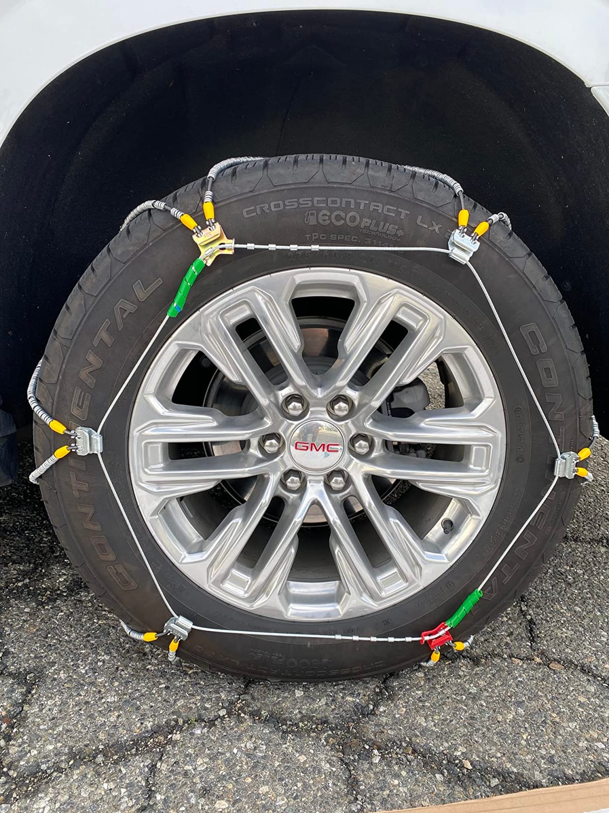 SCC Z-575 Z-Chain Extreme Performance Cable Tire Traction Chain - Set of 2,Silver customer photo 2