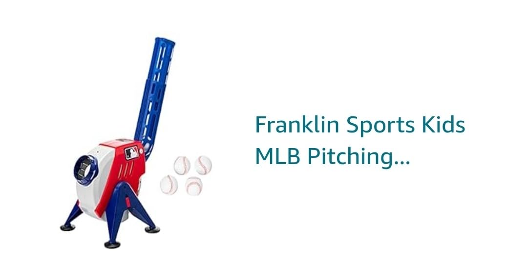 Franklin Sports MLB Power Pitcher Pitching Machine | Adjustable Speeds Up To 20 MPH, 3-Position Angle Adjustment, Includes Foam Practice Balls, Great For Batting Drills customer photo 2