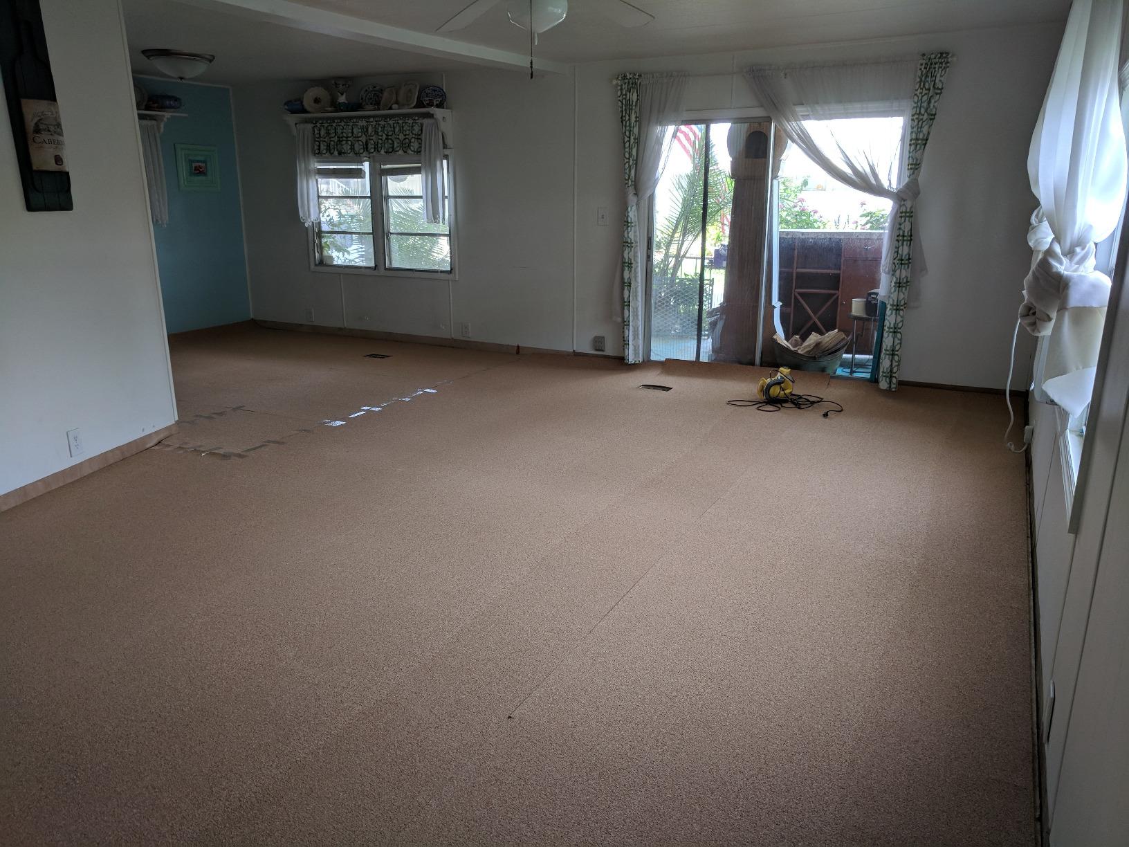 QEP 72000Q Natural Cork Underlayment Roll - 4 ft. Wide x 50 ft. Long x 6 mm Thick - 200 sq. ft. customer photo 2