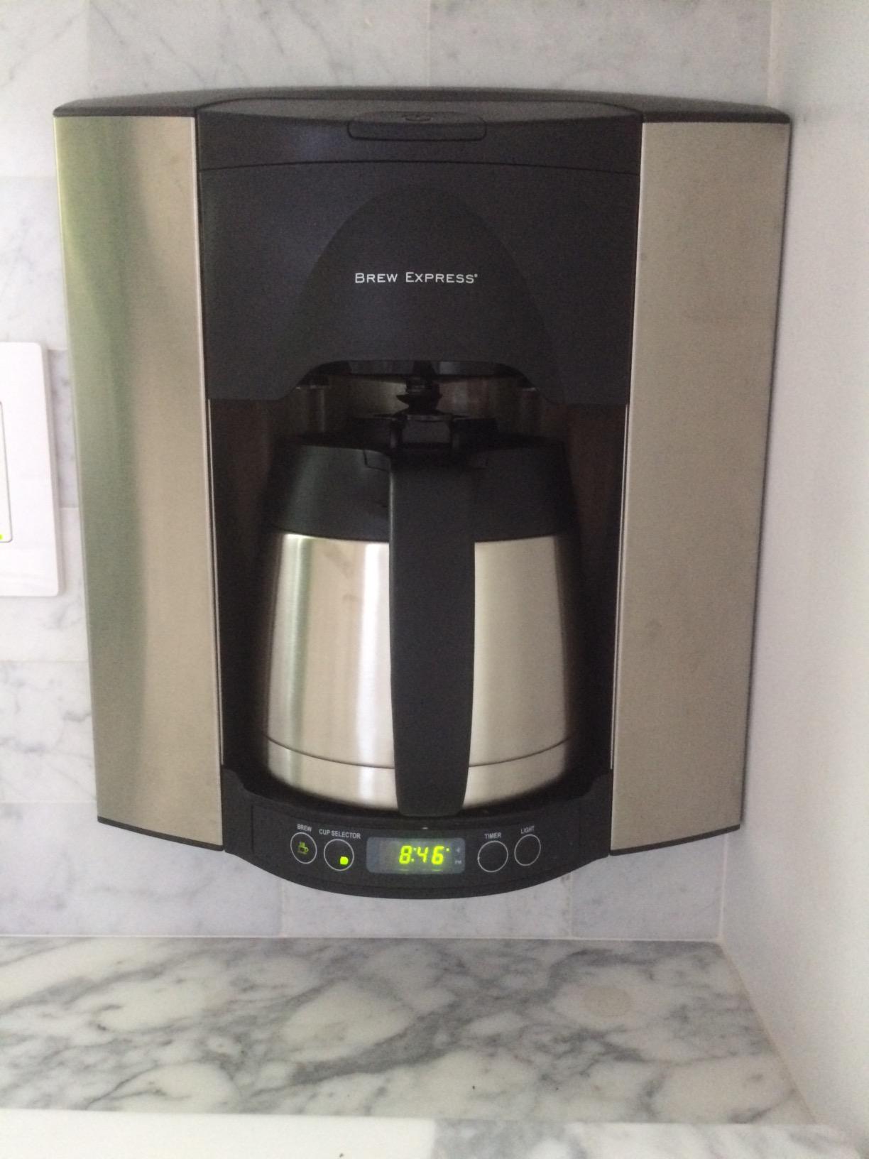 10 CUP BUILT-IN-THE-WALL - SELF FILLING COFFEE SYSTEM customer photo 1