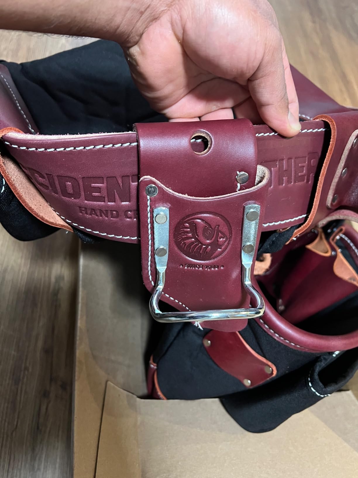 Occidental Leather FatLip Tool Bag Set - Medium - 25 Pockets & Tool Holders - Made in USA customer photo 2
