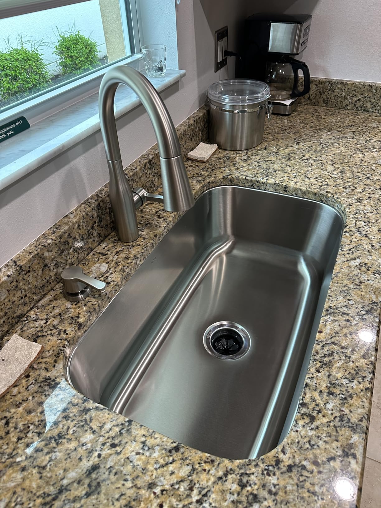 Kraus 19 3/4 Inch Stainless Steel Kitchen Sink, Durable 18 Gauge Single Bowl Kitchen Sinks Undermount, KBU11 customer photo 1