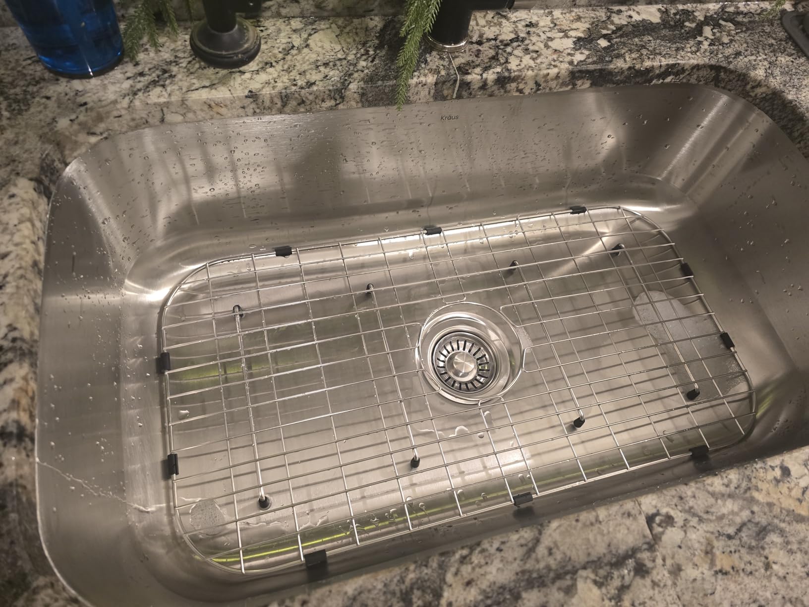 Kraus 19 3/4 Inch Stainless Steel Kitchen Sink, Durable 18 Gauge Single Bowl Kitchen Sinks Undermount, KBU11 customer photo 2