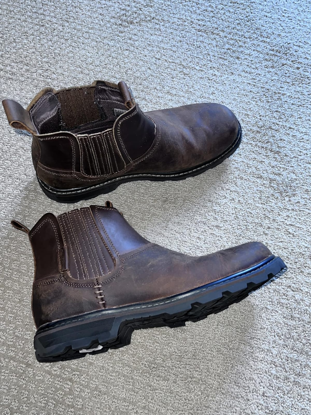 Skechers Men's Blaine Orsen Ankle Boot | Casual, Chelsea Boot, Slip-On, Oiled Pigskin Leather, Cushioned Insole customer photo 1