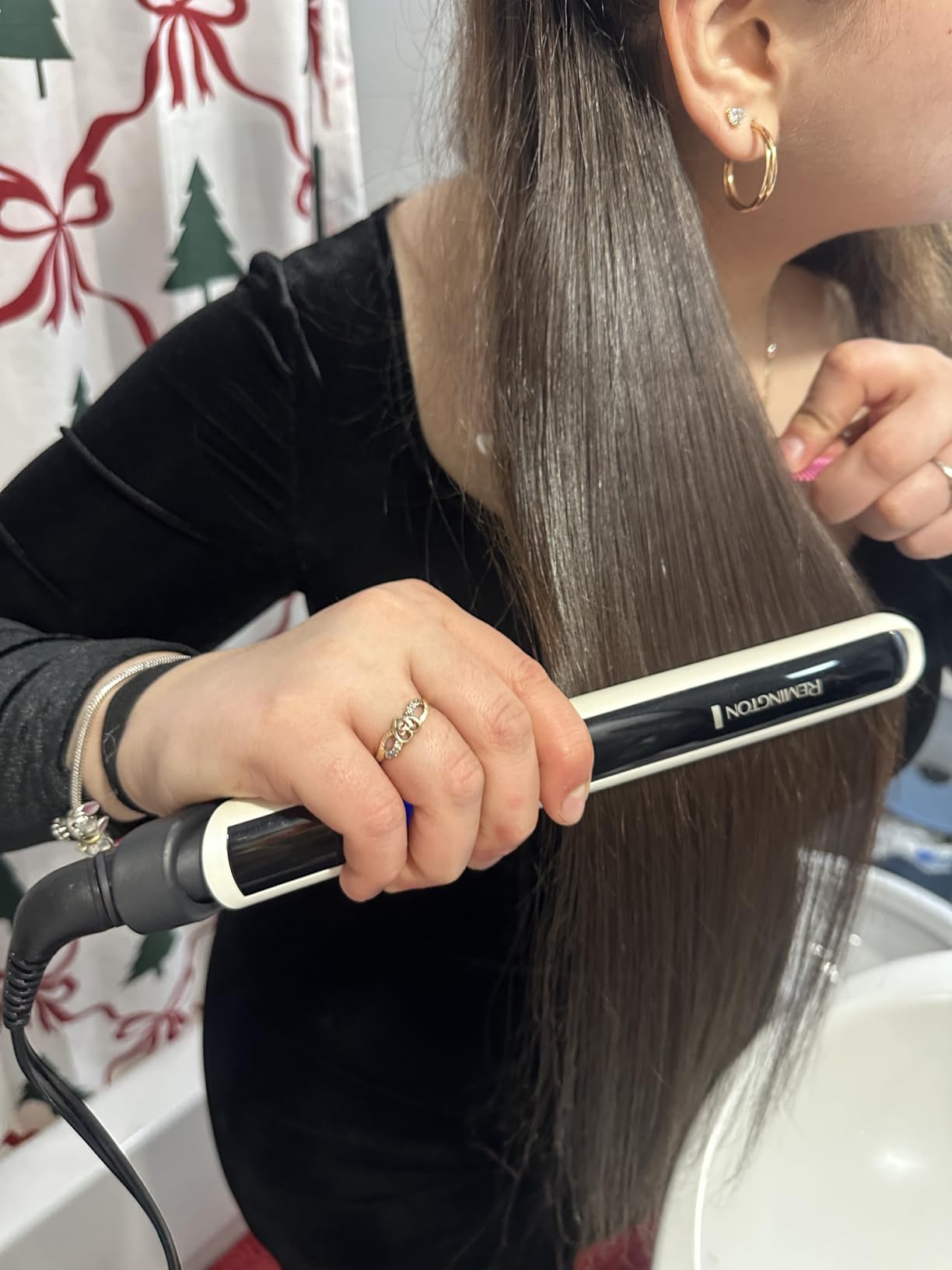 Remington Pearl Pro Ceramic Flat Iron, 1-Inch Floating Plates customer photo 1