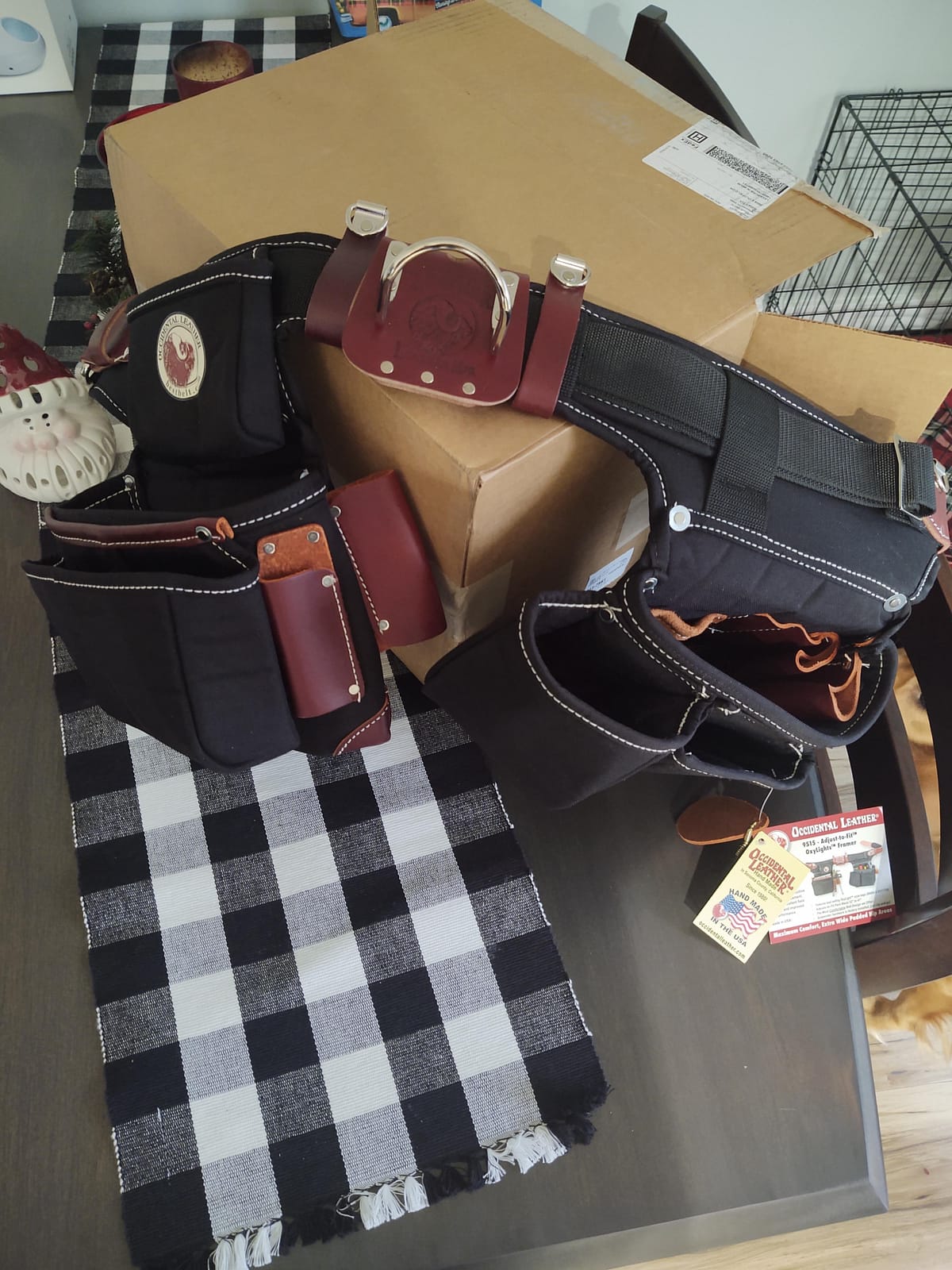 Occidental Leather Adjust-to-Fit OxyLight Framer - 21 Pockets & Tool Holders - Made in USA customer photo 1