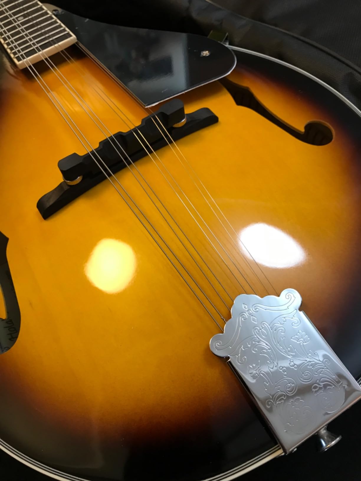 Hola! Music A Style Mandolin Instrument with Adjustable Truss-Rod Model HM-3TS, Glossy Sunburst Finish customer photo 1