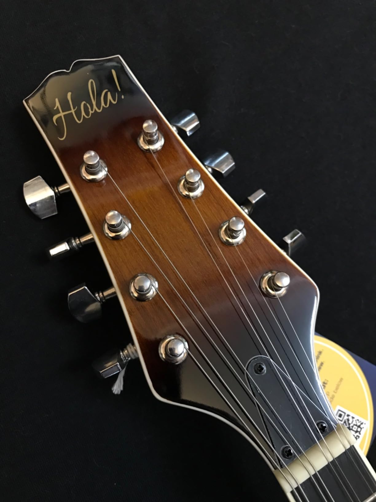 Hola! Music A Style Mandolin Instrument with Adjustable Truss-Rod Model HM-3TS, Glossy Sunburst Finish customer photo 2