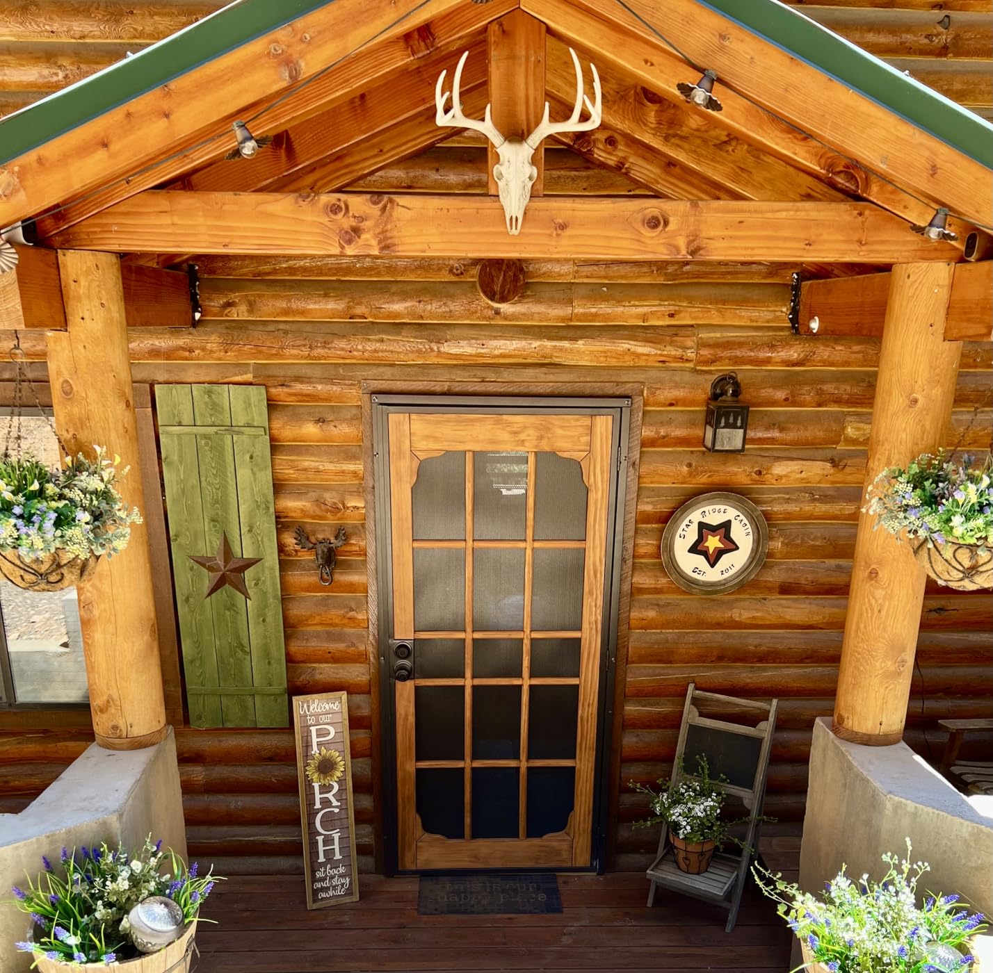 Prime-Line Woodguard Security Door, Bronze, Steel & Wood Construction customer photo 2