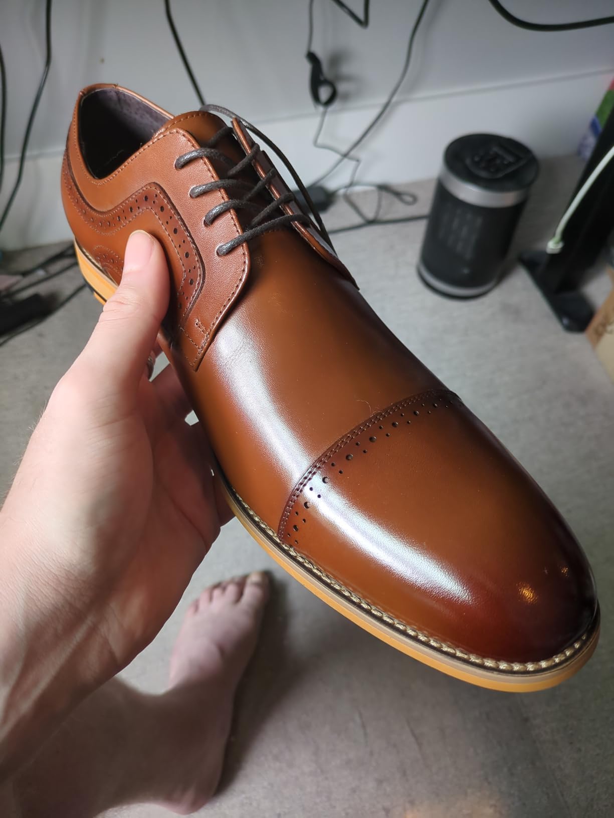 Stacy Adams Men's Dickinson Cap-Toe Lace-up Oxford customer photo 1