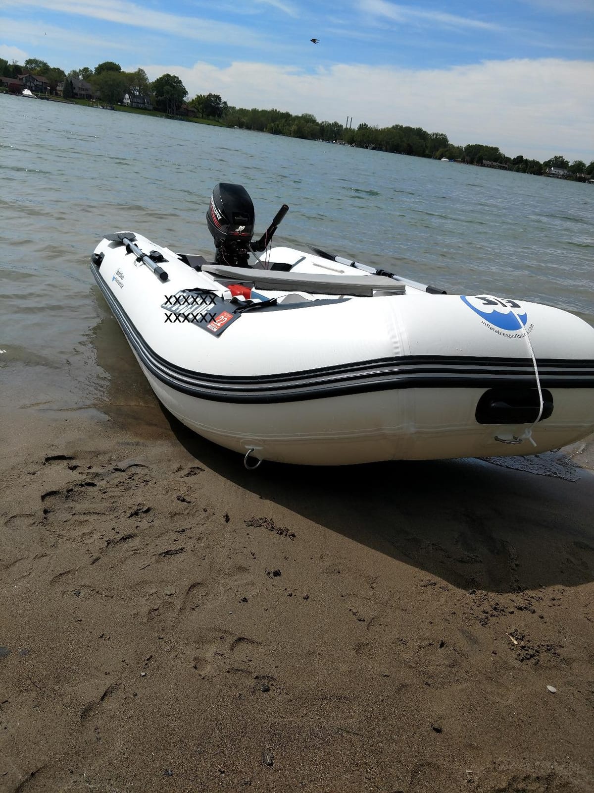 Killer Whale 10.8' Inflatable Dinghy | Aluminum Floor Dinghy with Durable Heat-Welded PVC | 5 Person Inflatable Dinghy | 15HP Motor Ready customer photo 1