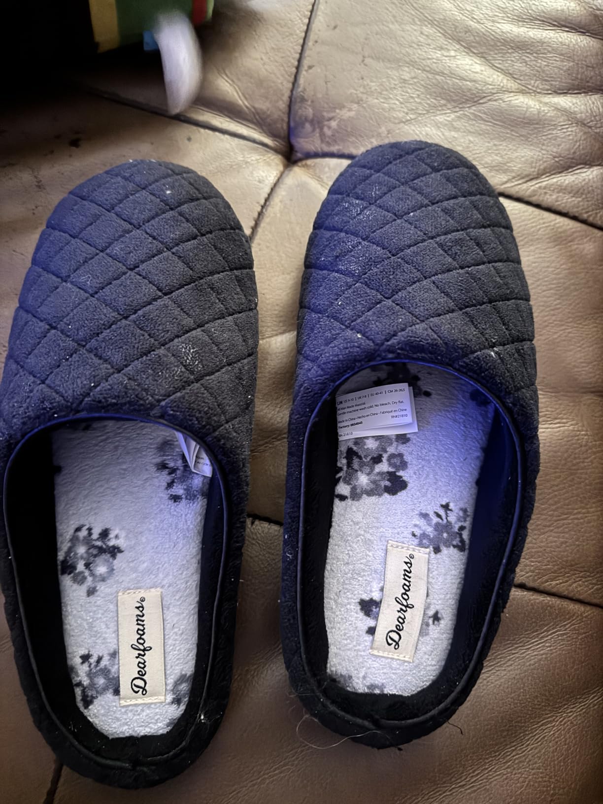 Leslie Terry Clog House Shoes with Memory Foam, Indoor Slippers with Wide Widths customer photo 2