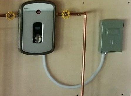 Rheem 240V Heating Chamber RTEX-13 Residential Tankless Water Heater, GRAY customer photo 2