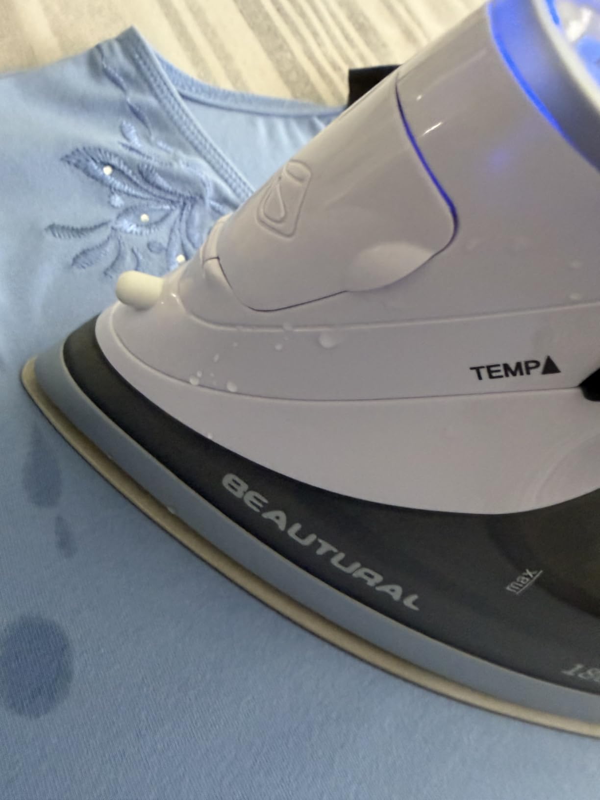 BEAUTURAL 1800 Watts Steam Iron with Digital LCD Screen, 3-Way Auto Shutoff customer photo 1