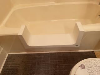 CleanCut Step Tub Conversion Kit, White, Large | Converts an existing bathtub into a safer step-through entry customer photo 2