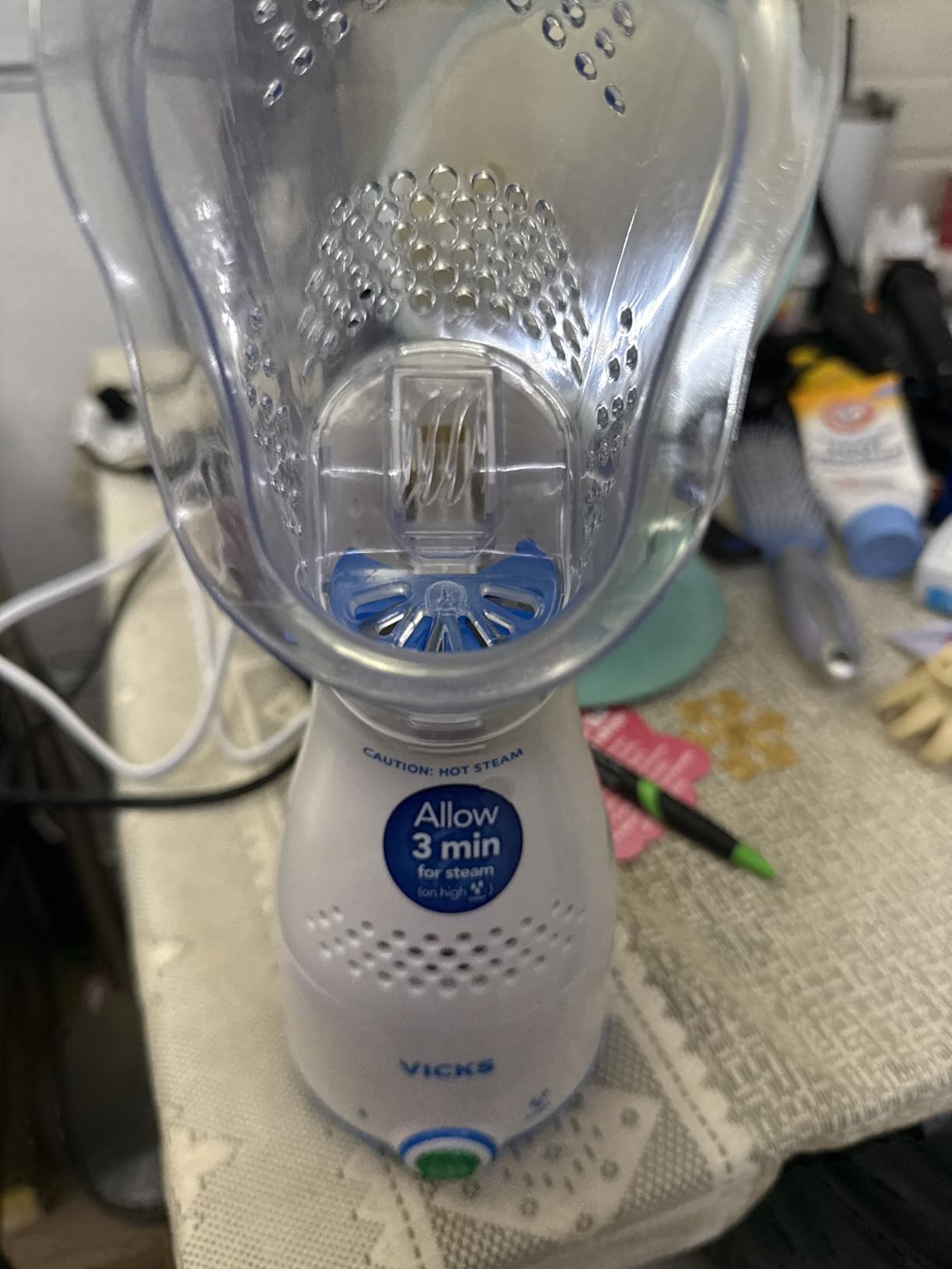 Vicks Sinus Inhaler for Sinus Relief, Works with VapoPads (1 Included) | Plug-in Non-Medicated Steam Inhaler for Allergies, Congestion & Colds customer photo 2