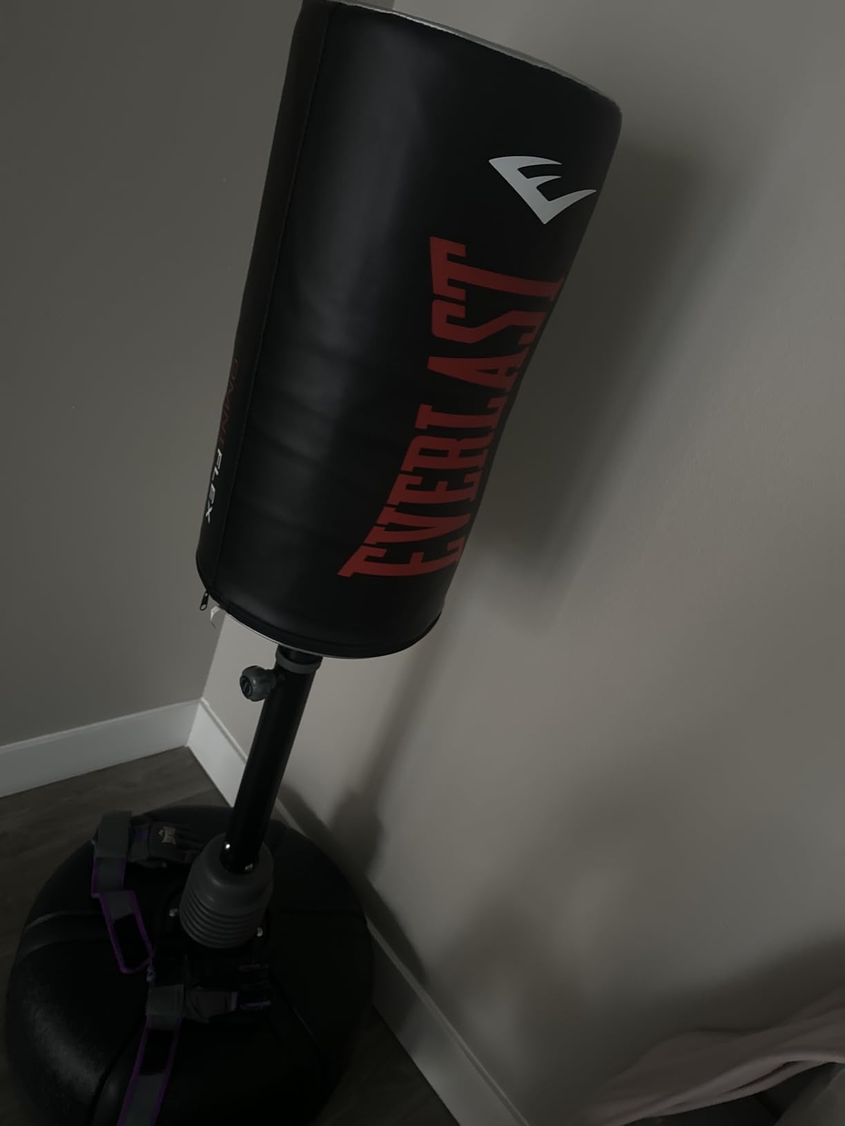 Everlast Freestanding Adjustable Punching Bag for Adults | Heavy Boxing Bag with Stand customer photo 2
