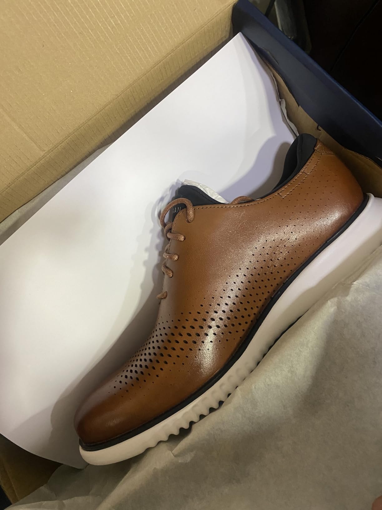 Cole Haan Men's 2.Zerogrand Laser Wingtip Oxfords customer photo 2