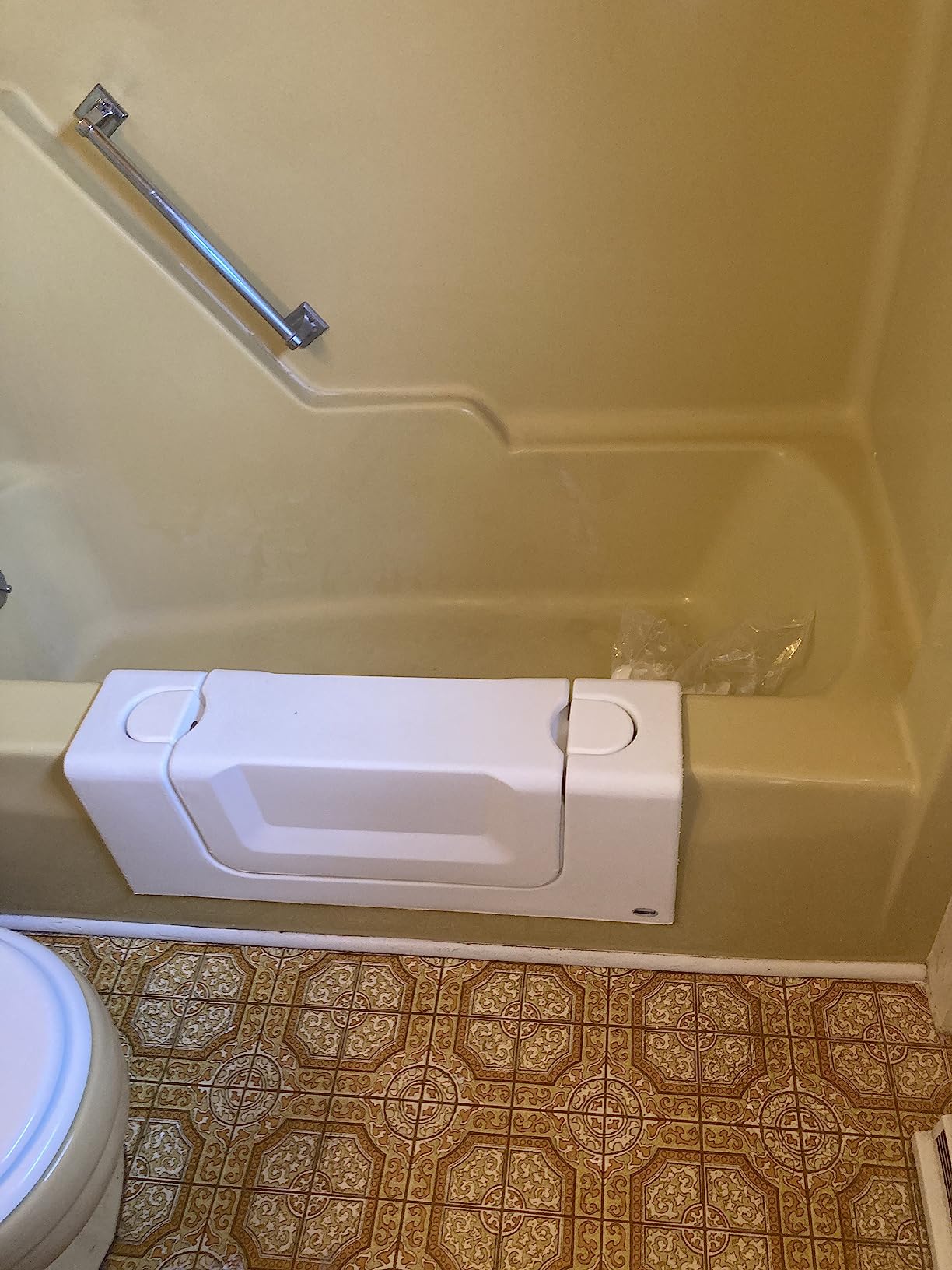 CleanCut Convertible Tub Conversion Kit, White Large | Affordable alternative to a full bathroom remodel or walk-in tub replacement customer photo 2
