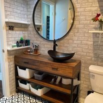 Monarch Abode Bathroom Sink - 19-Inch Harbor Vessel Bathrooms Countertop Sink, Above Counter Hand Hammered Pure Copper Bath Sinks for Restroom Vanity or Powder Room customer photo 1