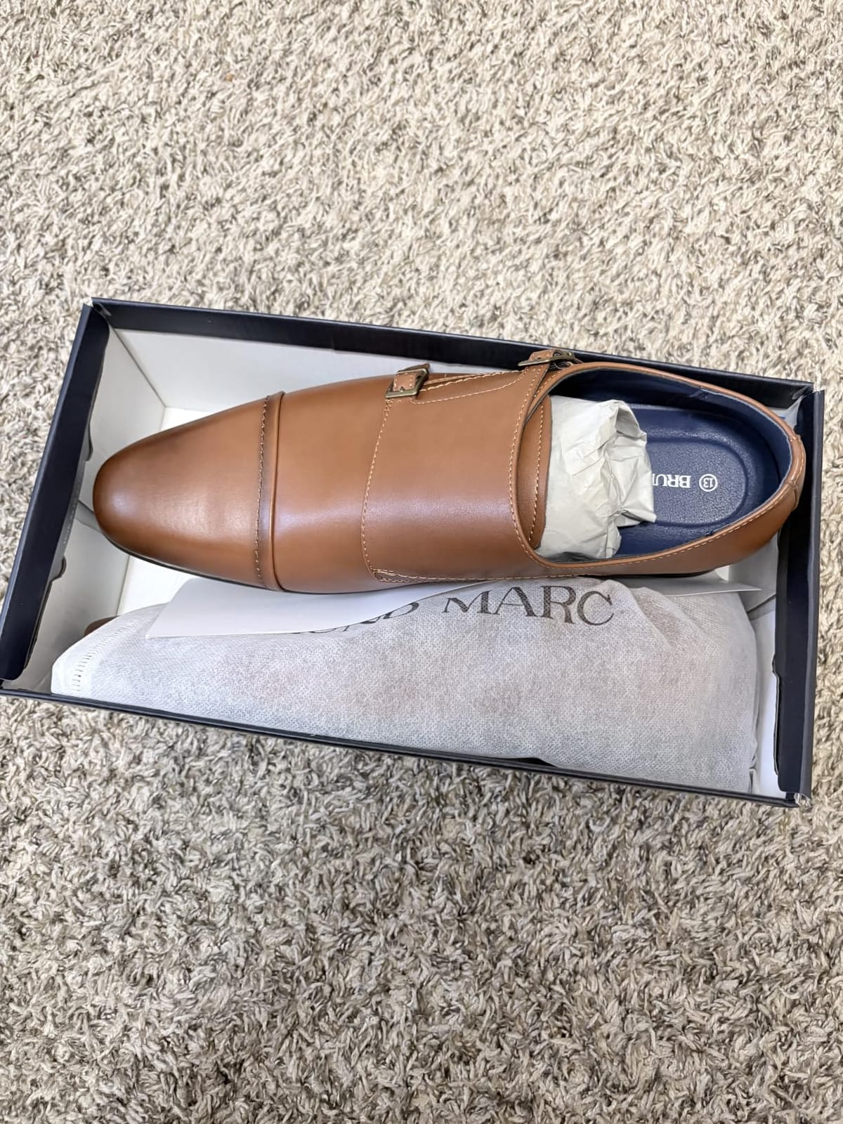 Bruno Marc Men's Dress Shoes Monk Strap Slip on Loafers customer photo 1