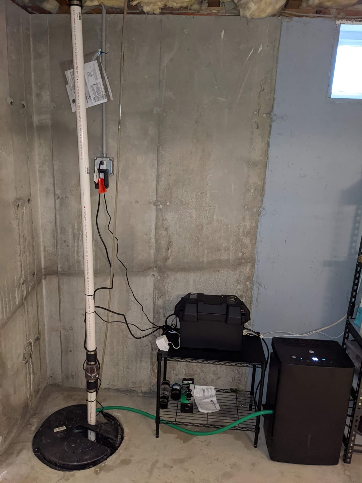 Wayne Preassembled Primary & Battery Backup Sump Pump Combo System | 1/2 HP, Integrated Vertical Float Switch, 12 Volt Battery Back Up Capability, 5,100 Gallons Per Hour customer photo 1