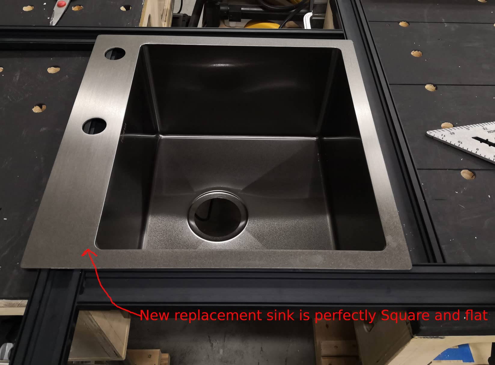 TORVA 17 x 19 Inch Undermount Kitchen Sink, Premium 304 Stainless Steel Bar Sink - 9 Inches Deep Basin Single Bowl Sink customer photo 1