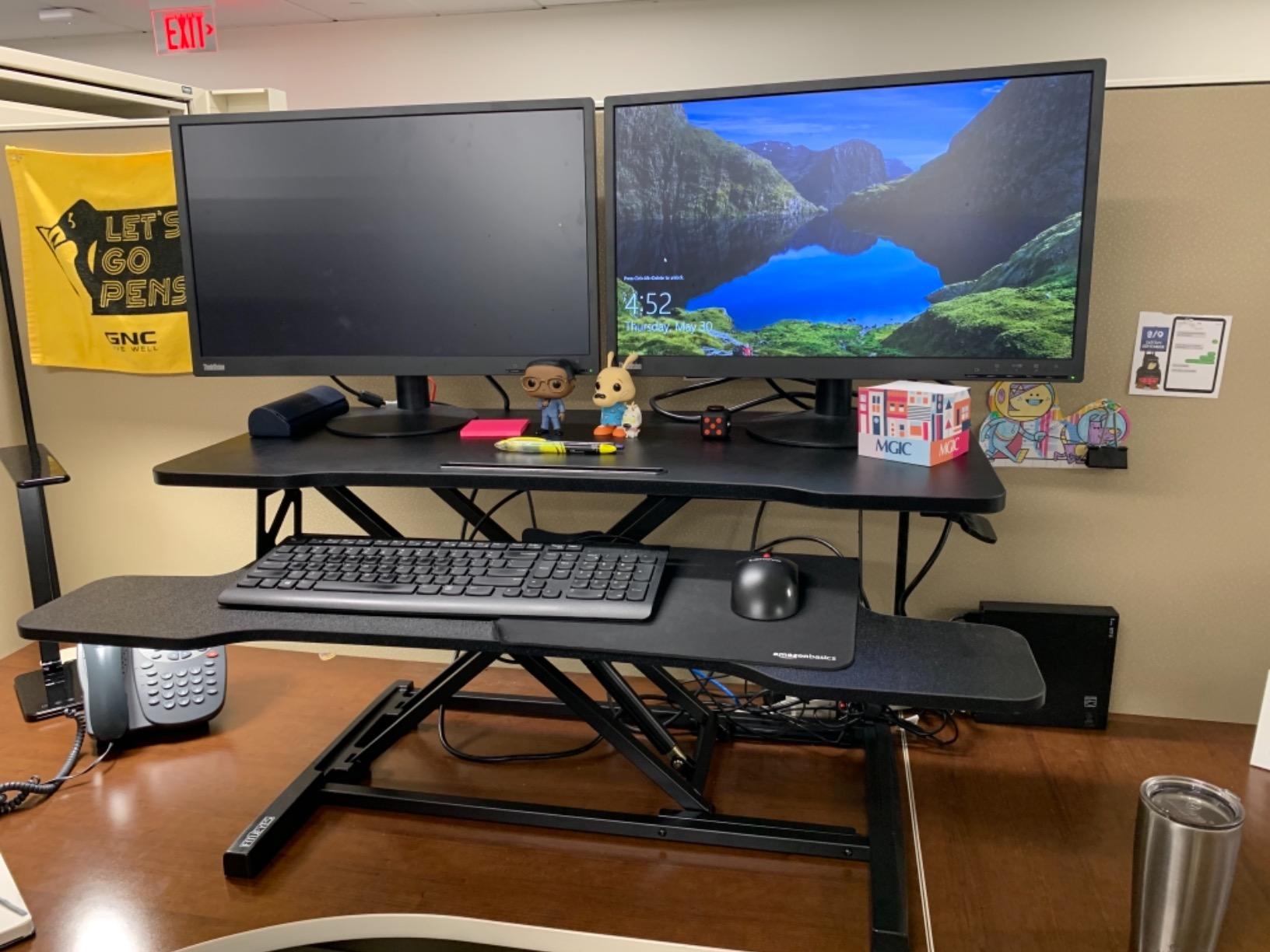 FITUEYES Height Adjustable Standing Desk 36