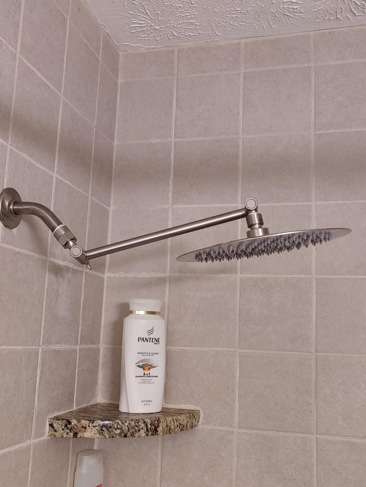 NearMoon Rain Shower Head, Ultra-Thin Design-Pressure Boosting, High Flow Stainless Steel Rainfall Head (8 Inch, Chrome Finish) customer photo 2