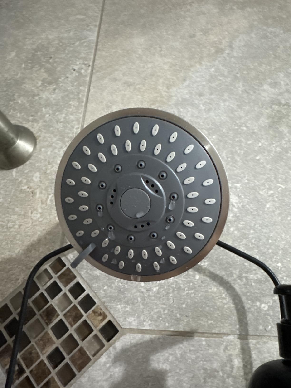 AISOSO High Pressure Rain Shower Head 5 Modes Showerhead 4.1 Inch Chrome | Low Water Pressure Compatible, Powerful Spray Fixed Showerhead for a Relaxing Indoor & Outdoor Shower customer photo 1