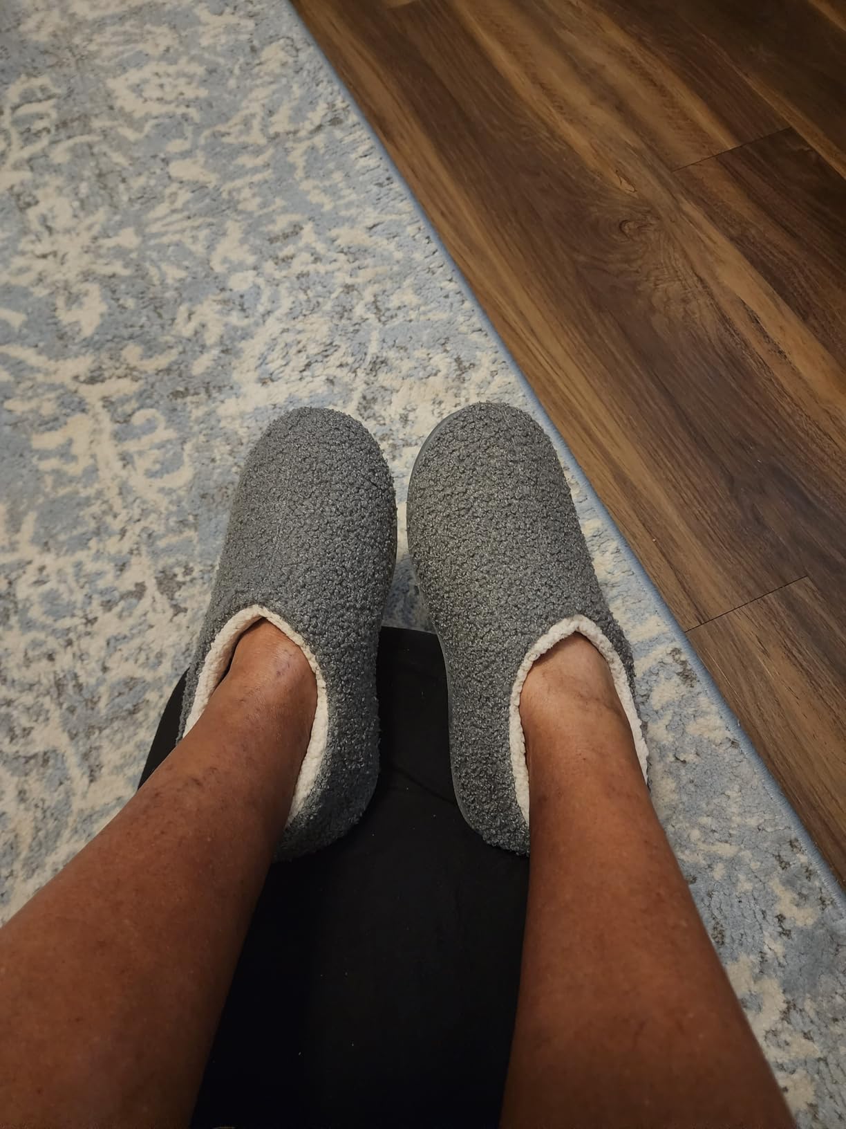 Women's Memory Foam Slippers Non-Slip Closed Back customer photo 1