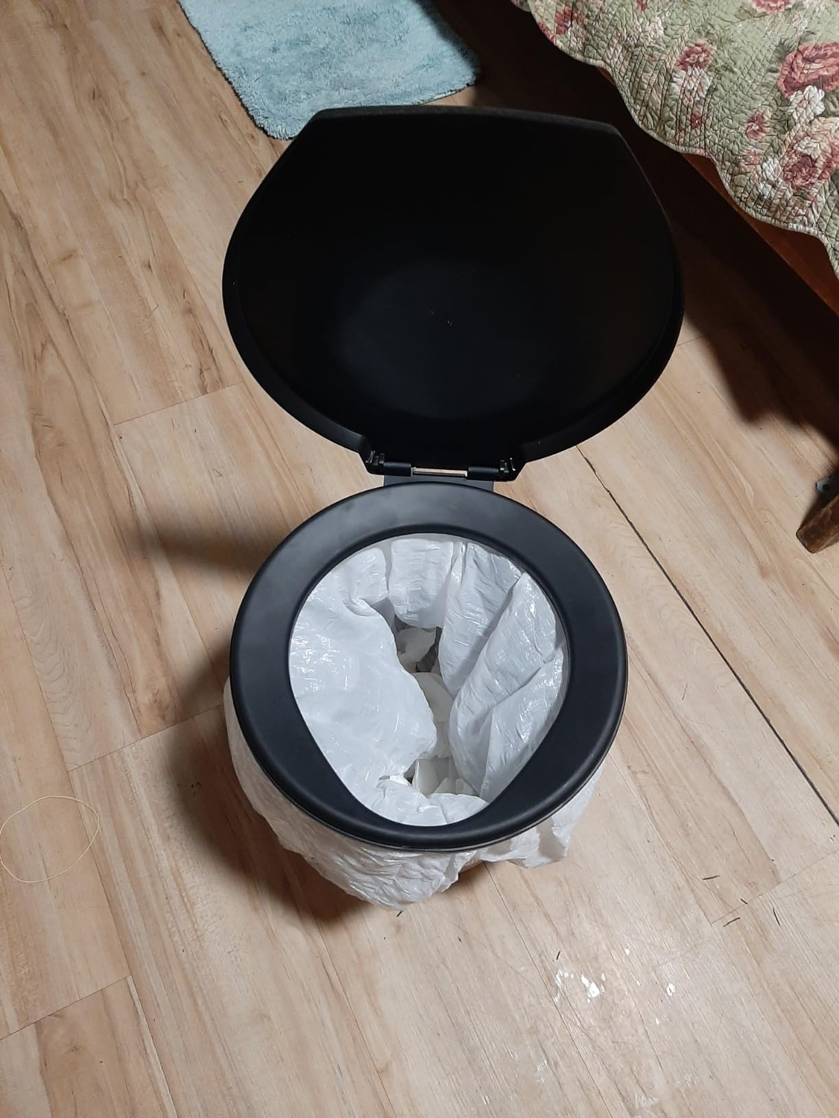 Portable Emergency Toilet Seat for 5 Gallon Buckets Outdoor Camping Snap on Luggable Loo Toilet Cover for Adults and Kids customer photo 1