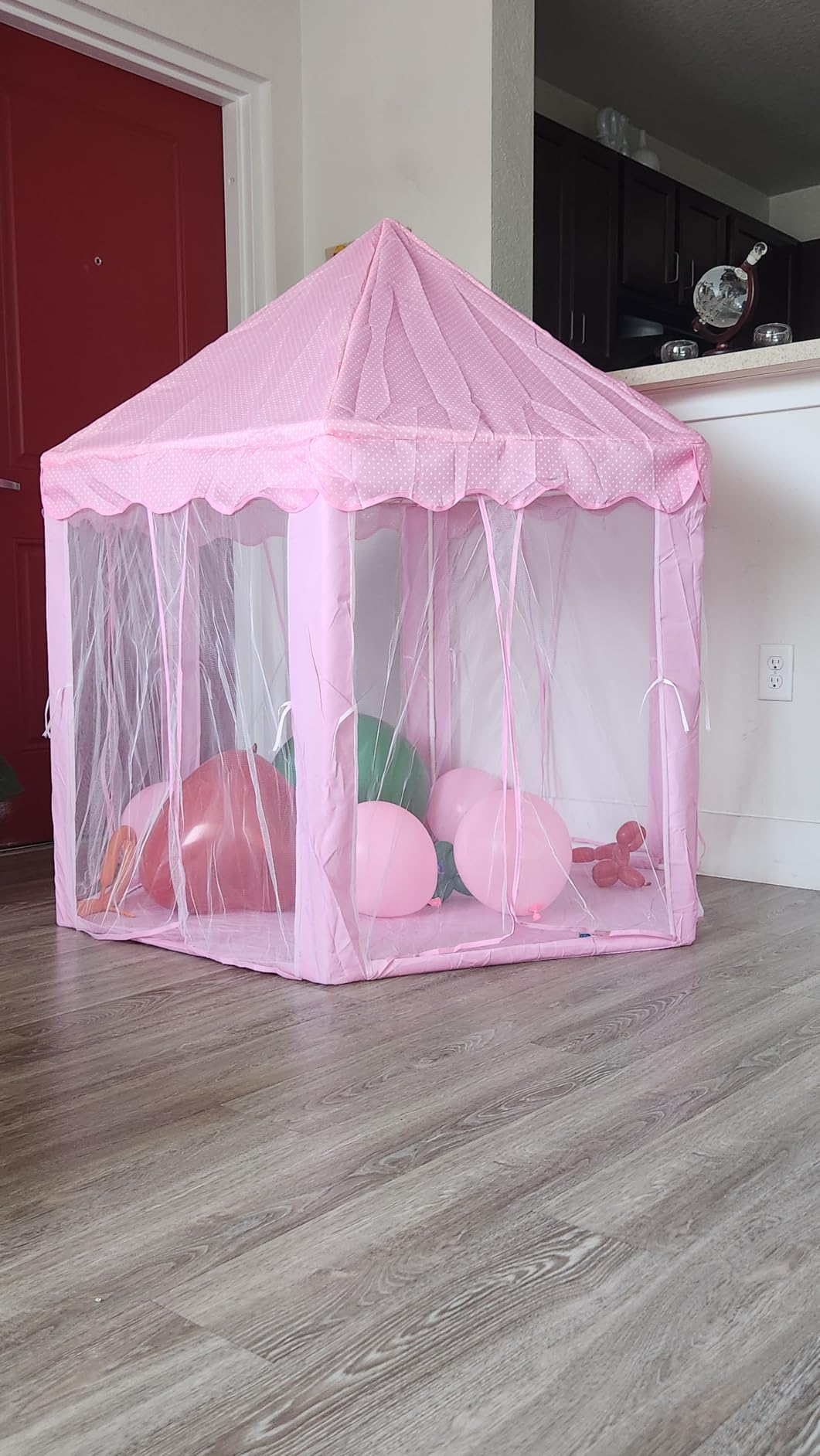 ORIAN Princess Tent for Girls, Kids Pink Play Tent, Ages 2-7, 55