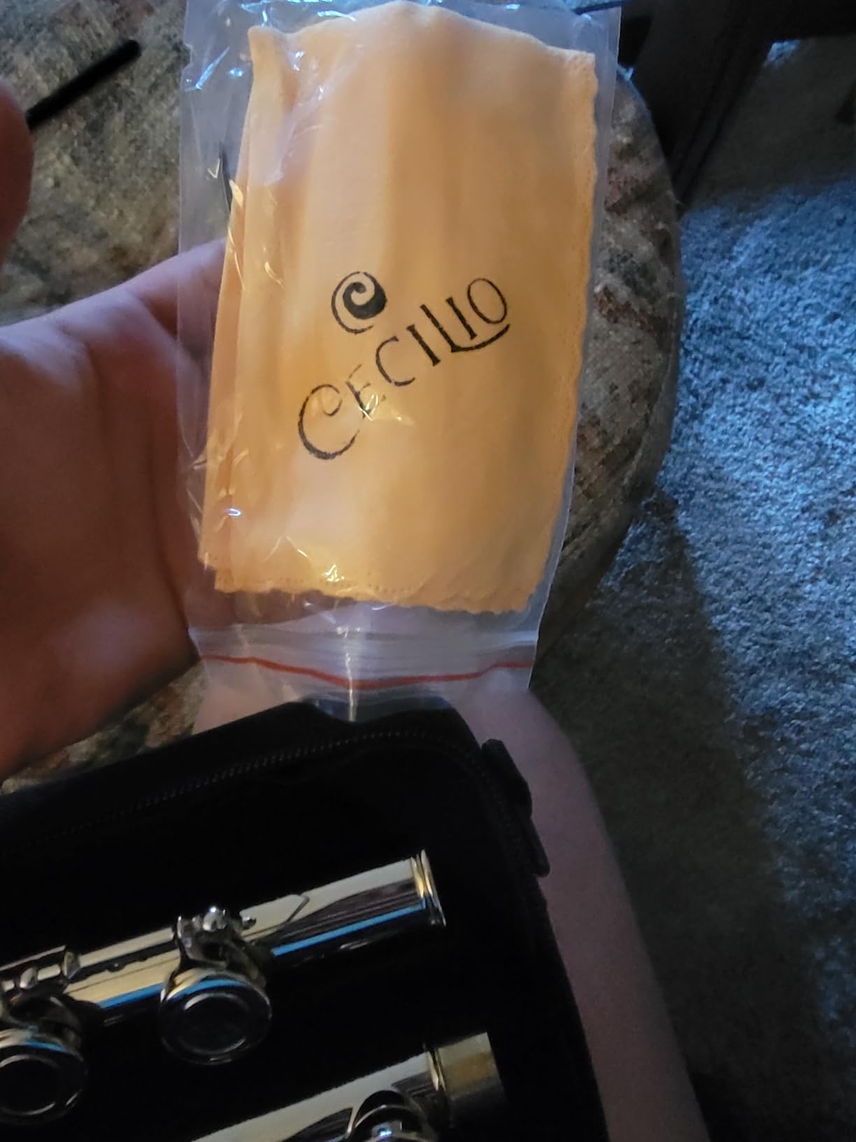 Cecilio Closed Hole C Flute - Beginner/Intermediate Flute in Band & Orchestra, Nickel customer photo 2